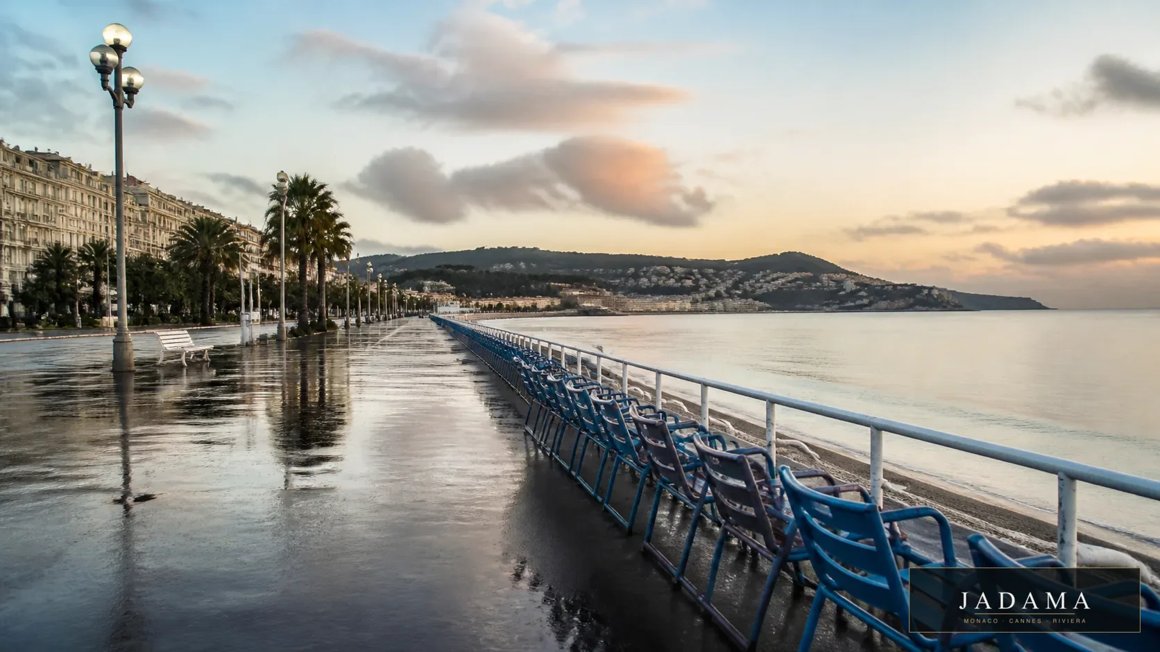 Nice promenade dawn
